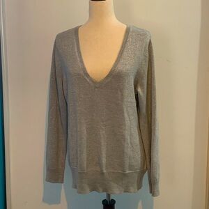 New York & Co. Gray & Silver Sweater